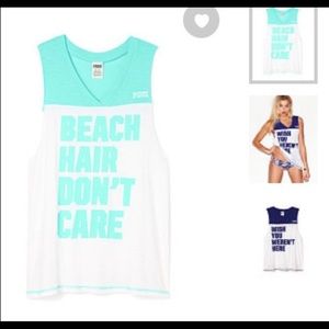 Pink Victoria’s Secret tank